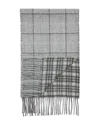The Men's Store At Bloomingdale's Windowpane Reversible Cashmere Scarf - Exclusive In Gray