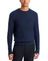 The Men's Store At Bloomingdale's Wool & Cashmere Jacquard Sweater - Exclusive In Blue