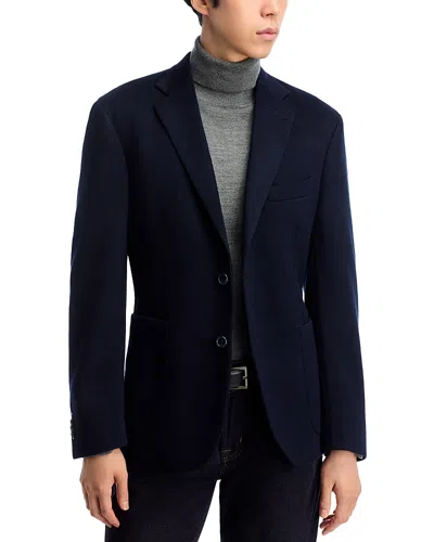 The Men's Store At Bloomingdale's Wool Jersey Unstructured Regular Fit Sport Coat - Exclusive In Black