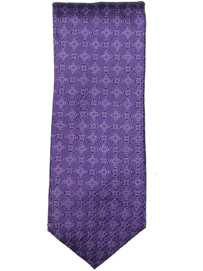 The Men's Store Mens Silk Business Neck Tie In Purple