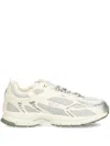 The Mercer Brand Lace-up Mesh-panel Sneakers In White