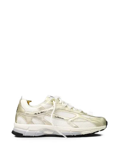 The Mercer Brand Metallic-effect Panelled Sneakers In Multi
