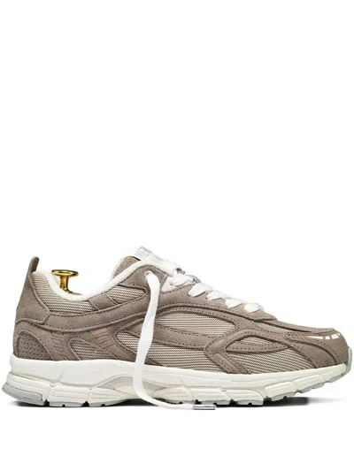 The Mercer Brand Panelled Running Sneakers In Brown