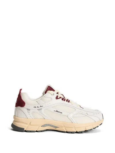 The Mercer Brand The Re-run Panelled Sneakers In White