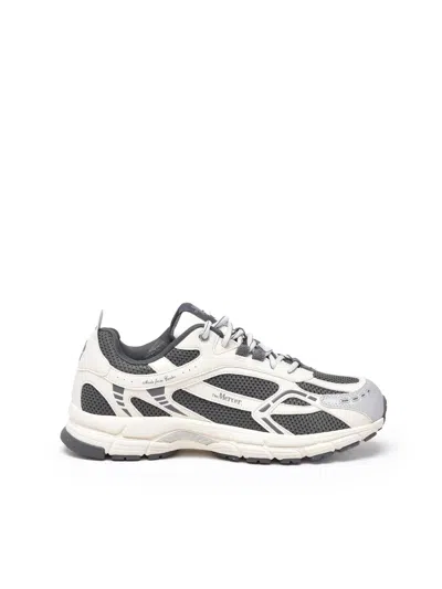 The Mercer Brand White Leather-blend Cactus Sneakers