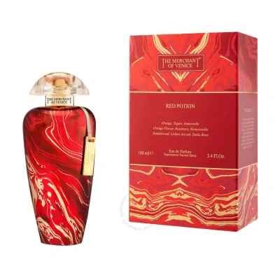 The Merchant Of Venice Unisex Red Potion Edp Spray 3.4 oz Fragrances 679602481915 In Red   / Orange