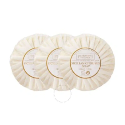 The Merchant Of Venice Unisex Sicilian Citruses Soap Gift Set Fragrances 679602486026 In White