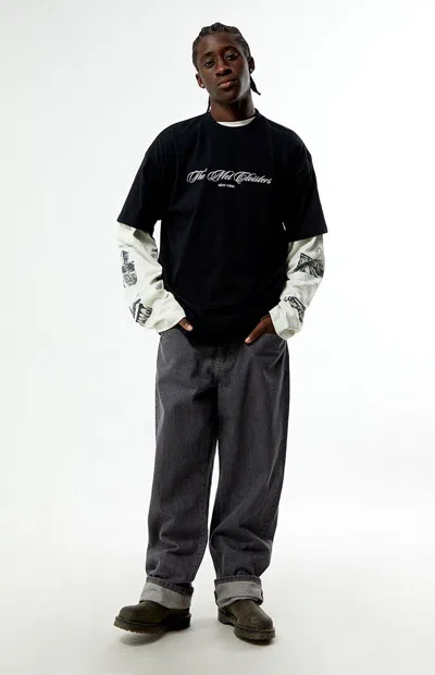 The Met Men's X Pacsun Script T-shirt In Black