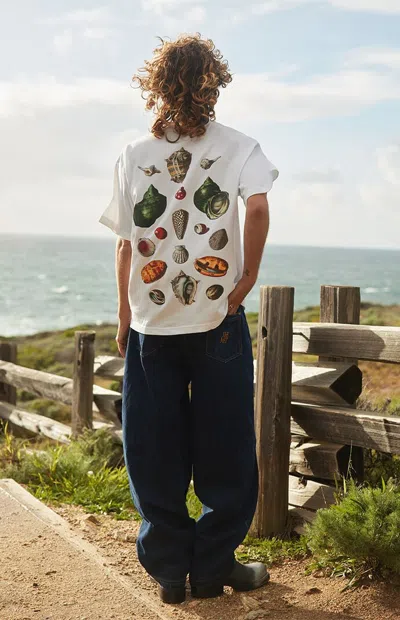 The Met Men's X Pacsun Shell Engraving T-shirt In White