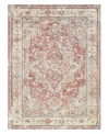 The Met X Exquisite Rugs Antique Loom Anl 00 Rug Collection In Rust,beige