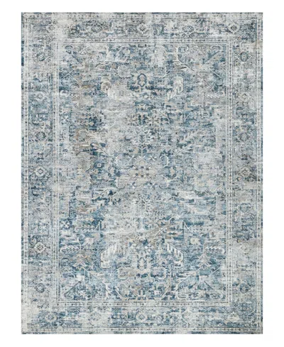 The Met X Exquisite Rugs Antique Loom Anl-89 8'x10' Area Rug In Blue