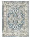 The Met X Exquisite Rugs Antique Loom Anl-98 8'x10' Area Rug In Blue,beige