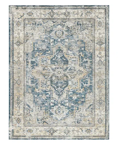 The Met X Exquisite Rugs Antique Loom Anl-98 8'x10' Area Rug In Blue,beige