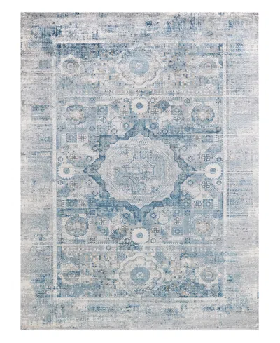 The Met X Exquisite Rugs Legacy Lgy-63 8'x10' Area Rug In Blue