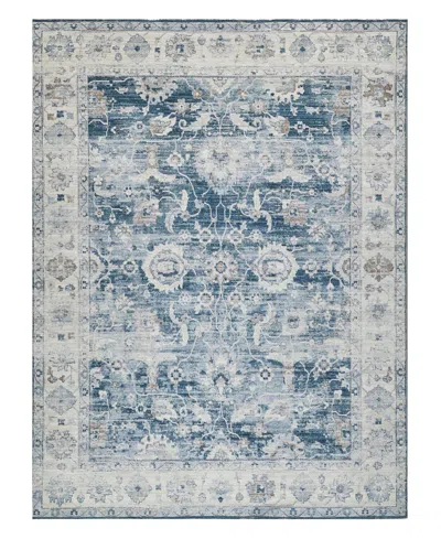 The Met X Exquisite Rugs Vintage Looms Vtl-72 8'x10' Area Rug In Blue,beige
