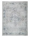 The Met X Exquisite Rugs Vintage Looms Vtl-76 4'x6' Area Rug In Rust,navy