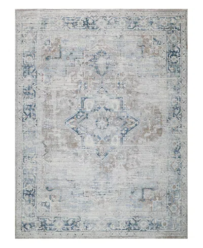 The Met X Exquisite Rugs Vintage-like Looms Vtl-76 4'x6' Area Rug In Gray