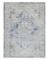 The Met X Exquisite Rugs Vintage Looms Vtl-77 6'x9' Area Rug In Blue,beige