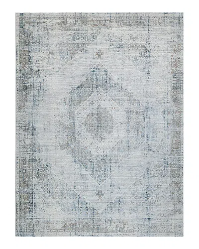 The Met X Exquisite Rugs Vintage Looms Vtl-71 Area Rug, 4' X 6' In Beige/blue