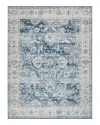 The Met X Exquisite Rugs Vintage Looms Vtl-72 Area Rug, 6' X 9' In Blue/beige