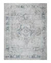 The Met X Exquisite Rugs Vintage Looms Vtl-76 Area Rug, 4' X 6' In Rust/navy