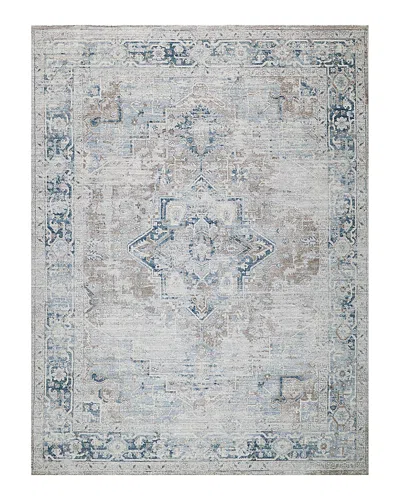 The Met X Exquisite Rugs Vintage Looms Vtl-76 Area Rug, 4' X 6' In Rust/navy