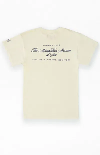 The Met X Pacsun Kids Impresa T-shirt In Off White