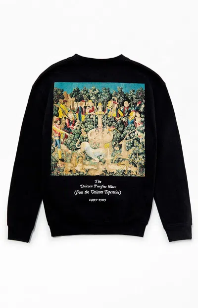 The Met X Pacsun Kids Unicorn Purifies Crewneck Sweatshirt In Black