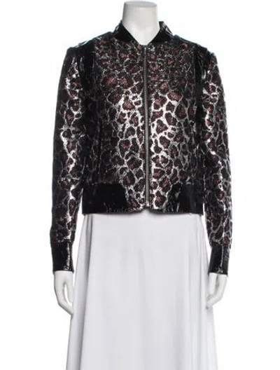 Pre-owned The Mighty Company Animal Print Evening Jacket W/ Tags