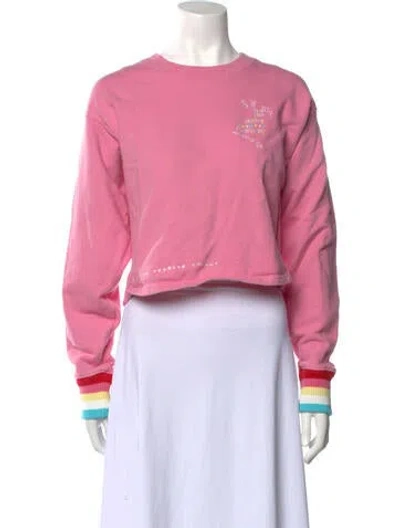 Pre-owned The Mighty Company Crew Neck Sweater In Pink