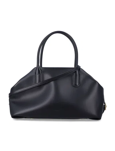 The Moire The Moirè Medium Tallia Trank Tote Bag In Black