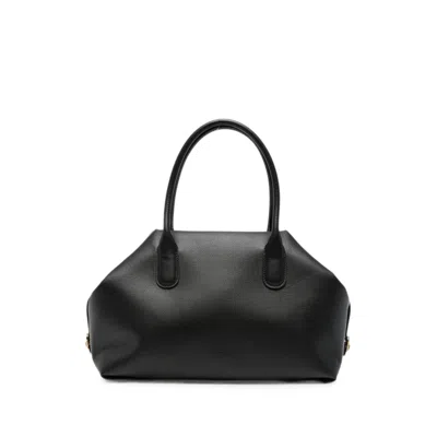 The Moire Medium Tallia Trank Tote Bag In Black