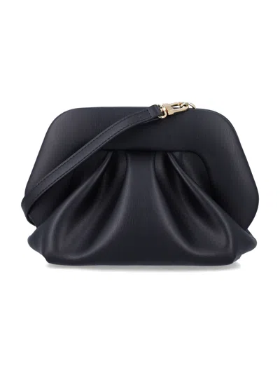 The Moire The Moirè Mini Sculptural Vegan Clutch Bag In Black