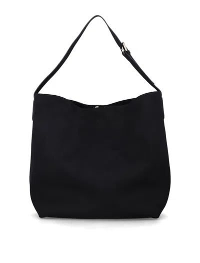 The Moire The Moirè Oversized Shoulder Bag In Nero