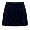 The Molc Women's Black / Blue Elise Skirt In Multi