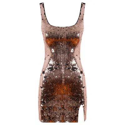 The Molc Women's Black / Brown Ophelia Dress Bronze