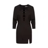 The Molc Women's Brown Aspen Dress In Black