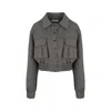 The Molc Women's Brown Lily Jacket In Gray