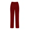 The Molc Women's Maya Pants Red In Red