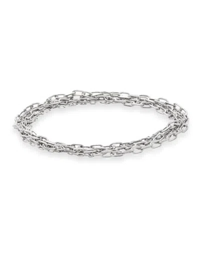 The Monotype Men's Anchor Chain Necklace In Metallic