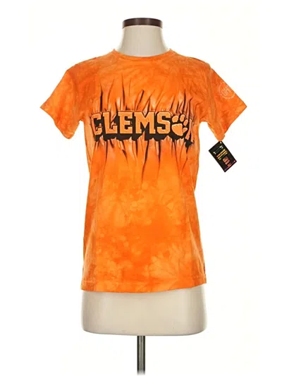 The Mountain Short Sleeve T-shirt In Orange