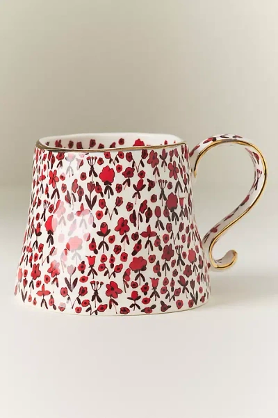 The Mud Fairy Blooming Hearts Stoneware Mug
