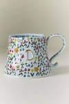 The Mud Fairy Stoneware Monogram Mug
