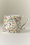 The Mud Fairy Stoneware Monogram Mug