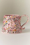 The Mud Fairy Stoneware Monogram Mug