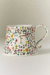 The Mud Fairy Stoneware Monogram Mug
