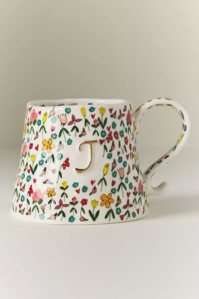 The Mud Fairy Stoneware Monogram Mug