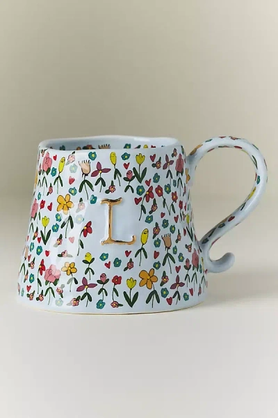 The Mud Fairy Stoneware Monogram Mug