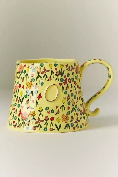 The Mud Fairy Stoneware Monogram Mug