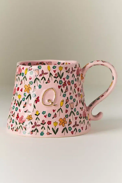 The Mud Fairy Stoneware Monogram Mug